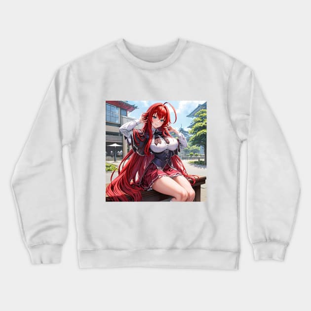 rias Crewneck Sweatshirt by WabiSabi Wonders